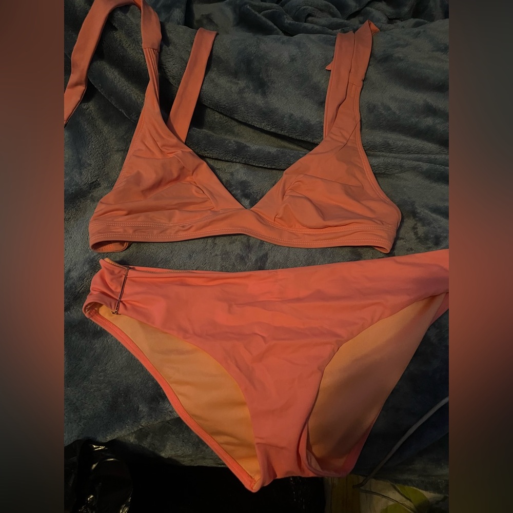 Women's Pink Victoria Secret Bikini Set